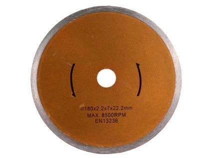 Diamantový kotouč pro řezačku glazury GEKO TC180A — 180 mm