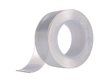 Oboustranná lepicí páska NANO 24 mm × 2 m – opakovaně použitelná, bez zanechání stop
