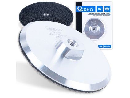 Lešticí disk hliníkový na suchý zip 125 mm M14 PROFI GEKO