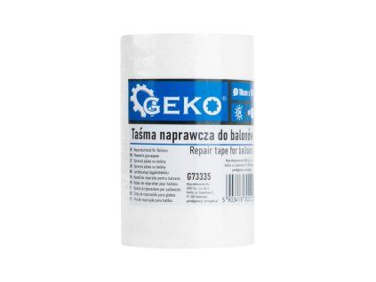 Opravná páska na balíky a fólie s UV ochranou 10 cm × 10 m – bílá | GEKO