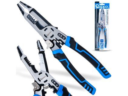 Multifunkční kleště na izolaci 225 mm (9") CrV GEKO — 9 funkcí