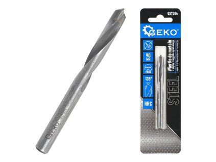 Vrták do kovu s destičkou ze slinutého karbidu 8×90 mm GEKO