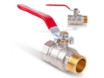 Kulový kohout 3/4" WZ DN20 s ucpávkou a pákou GEKO