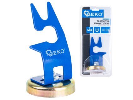 Magnetický držák hořáku TIG GEKO — ocelový stojan 85 × 150 mm