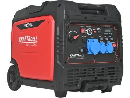 Invertorová elektrocentrála Kraft&Dele KD3164 6,7 kW 230V/12V s USB a elektrickým startem