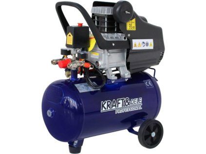 Kraft&Dele KD4050 — Olejový kompresor 24 l, 2800 W, 205 l/min