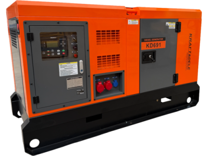 KRAFT&DELE elektrocentrála KD691 32kW 380V