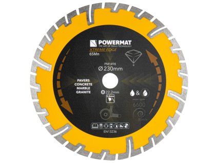 Diamantový segmentový kotouč 230 mm Powermat PM-TDCS-2303T