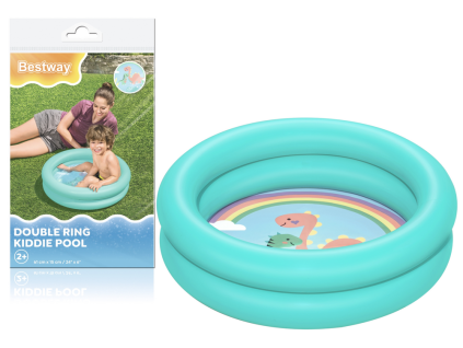 34793 131212 nafukovaci bazenek bestway matovy dinosaurus 61 cm pro deti od 2 let s mekkym dnem