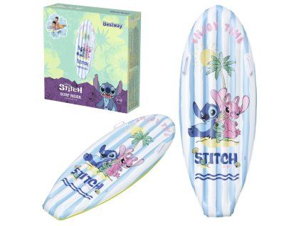 35776 138874 nafukovaci prkno bestway surf rider disney stitch 9104v 114 cm 2 madla