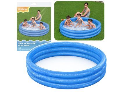 35651 138709 detsky nafukovaci bazen bestway splash n smile 152 30 cm modry 51026