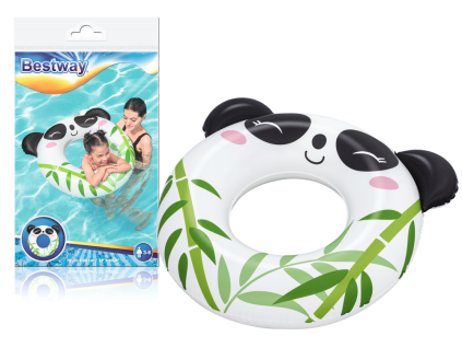 34886 1 131317 nafukovaci kruh panda bestway 76 85 cm s opravnou zaplatou pro deti 3 6 let