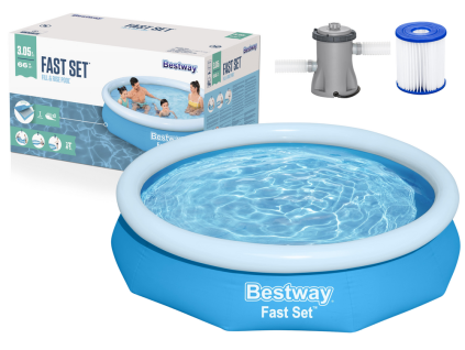 Zahradní bazén s konstrukcí 305 × 66 cm s filtrační pumpou Bestway 57458