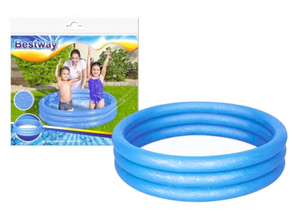 Nafukovací dětský bazének modrý 122 cm x 25 cm Bestway 51025