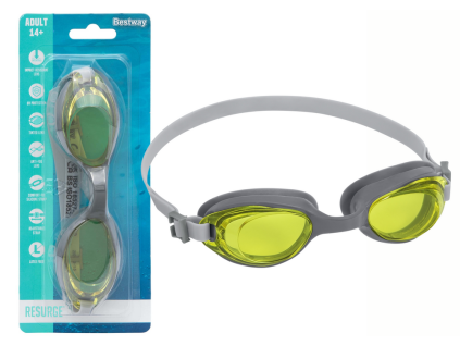 Plavecké brýle Bestway 21051 – žluté čočky s UV filtrem