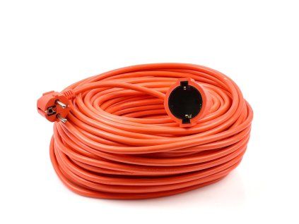 Délkový přípojový kabel Geko H05VV-F 50 m, IP20 – délka 50 metrů