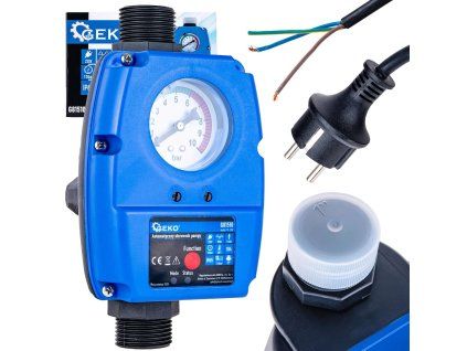 Automatický regulátor čerpadla Geko PC-59N – 3 fázový motor, napájení 230/400 V, pro pumpy a kompresory s průtokem až 80 l/s