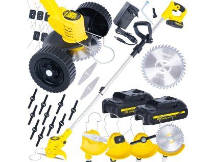 Podkaszarka akumulatorowa 2x2.0Ah 21V – zestaw XXL (1)