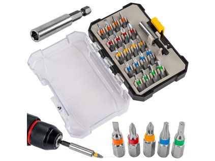 Sada bitů Powermat PM1609 21 ks s prodlužovacím nástavcem 60 mm