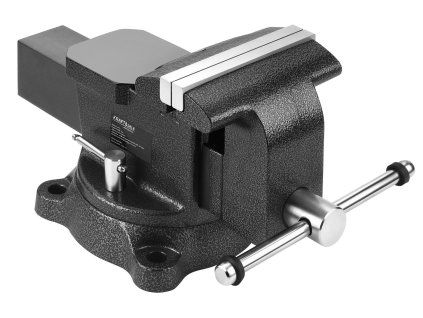 Masivní zámečnický otočný svěrák 150 mm s kovadlinou – Kraft&Dele KD3682 - foto 1