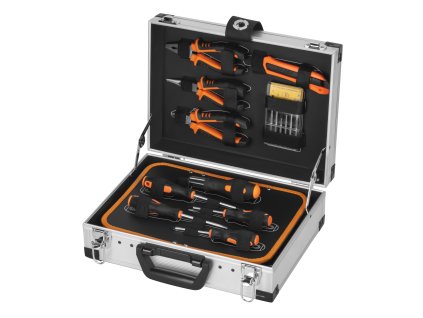 Univerzální dílenská sada nářadí a gola klíčů 90 ks v kufru – Kraft&Dele KD11353 - foto 1