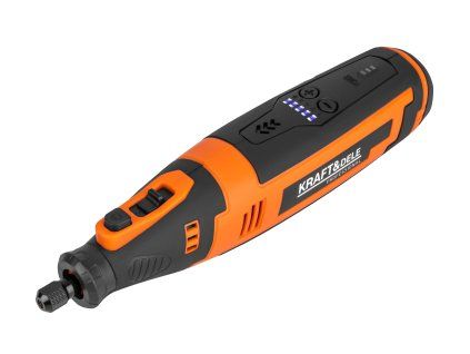 Aku přímá mini bruska 8V Li-Ion (5 000–30 000 ot/min) s USB-C a 40 ks příslušenství – Kraft&Dele KD5798 - foto 1