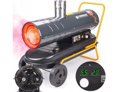 Naftový ohřívač 40kW s komínem