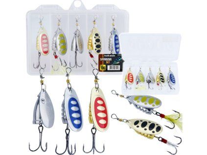 55542 screenshot 2025 09 24 at 12 57 59 zestaw 5 blystek obrotowych 10g multi kolor hokkaido spinners w pudelku 5905427504146 16528406872 allegro