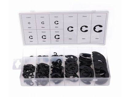 56673 1 sada pro upevneni pojistnych krouzku e clips 300 ks kd10484