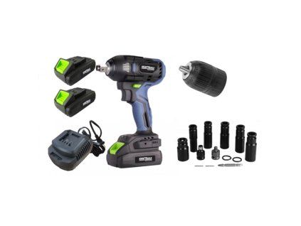 57609 akumulatorovy klucz udarowy 21v sada kd3408