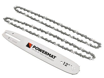 Vodicí lišta Powermat 12" (30 cm) + 2 řetězy 3/8" 1,3 mm
