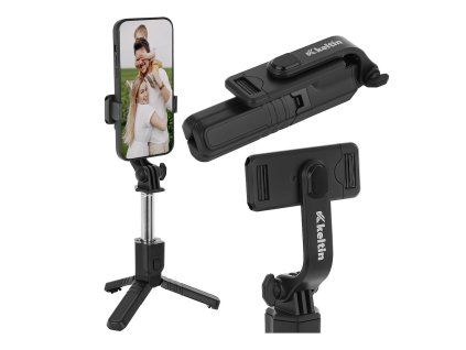 54072 amp hulka stativ na fotografie selfie stick tripod s dalkovym ovladanim 100