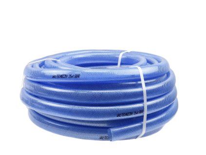 54270 technicky hadice 25x4mm s transparentnim spojem modra 1 m 25 m 1