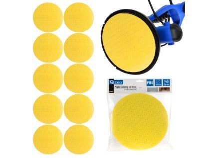 55374 brusny papir na disk kotouc s otvory 225 mm p180 zirafa 10 100 500