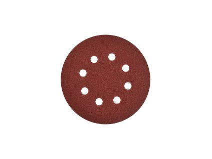 55401 brusny papir na kotouc 125 mm p150 kotouce s 8 otvory 50 2000