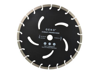 56184 diamantovy kotouc cerny 300x10x25 4 mm geko 10