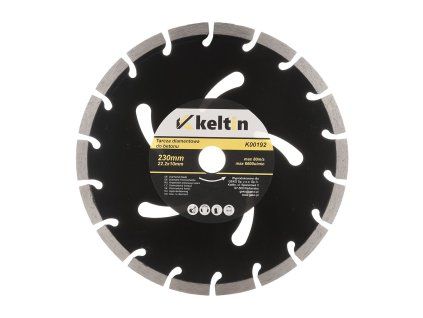 56190 diamantovy kotouc na beton 230x22 2x10mm cerny keltin 25