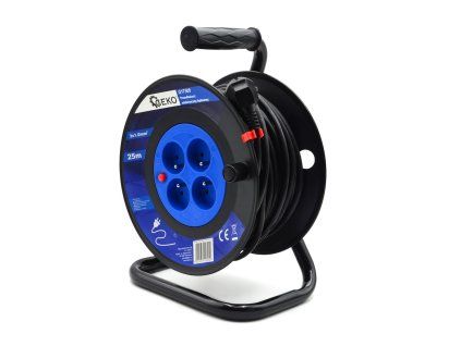 57147 elektricka prodluzovaci snura s navijakem 3x1 0 mm2 25 m 1