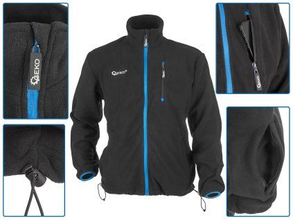 57474 fleecova mikina fleece geko velikost s 20