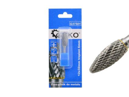 57549 frez pilnik do metalu z weglika wolframu 12x32mm trzpien 6mm 200