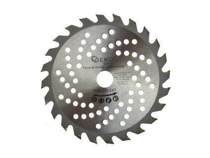 59724 kotouc na drevo 160x20x24t otvory 50 100