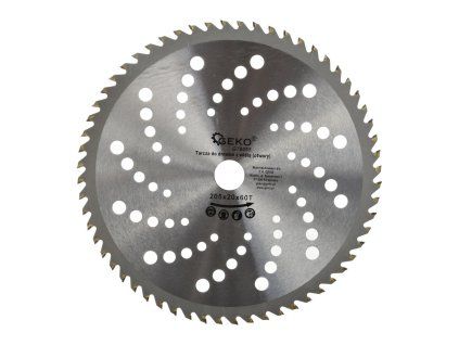 59790 kotouc na drevo 205x20x60t otvory 50