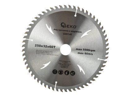 59850 kotouc na drevo 250x32x60t 25