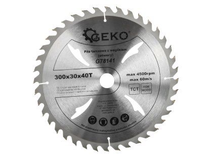 59865 kotouc na drevo 300x30x40t otvory 20