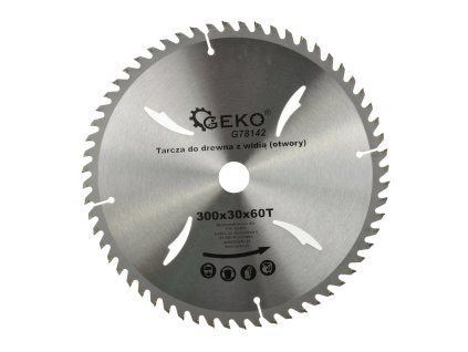 59868 kotouc na drevo 300x30x60t otvory 20