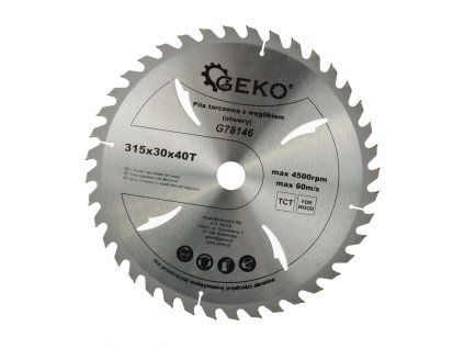 59892 kotouc na drevo 315x30x40t otvory 20
