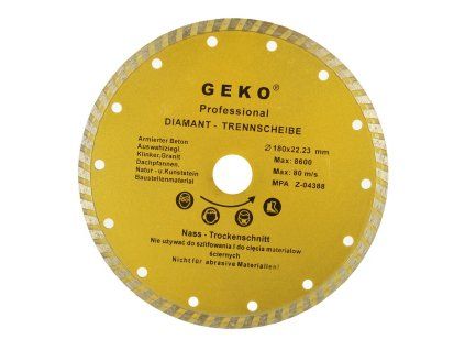 60054 kotouc prumer 180 mm turbo geko 50