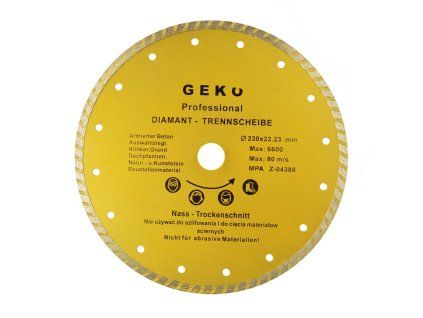60066 kotouc prumer 230 mm turbo geko 25
