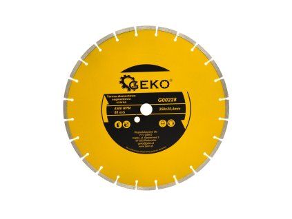60090 kotouc prumer 350 x 8 x 25 4 mm segmentovy cerny 10