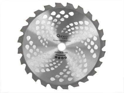 60096 kotouc s karbidovym ostrim pro benzinovou sekacku 255 x 25 4 mm x 24t 50